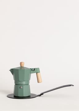 CREATE - Italiaanse koffiezetter - Sage - Met inductieadapter - 6 kopjes / 350ml - THERA MOKA RETRO — thumbnail 1