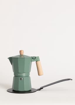 CREATE - Italiaanse koffiezetter - Sage - Met inductieadapter - 9 kopjes / 450ml - THERA MOKA RETRO — thumbnail 1
