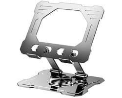 laptop standaard verstelbaar-geschikt voor laptops en tablets-Stevige aluminium constructie-warmteafvoer
