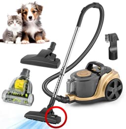 AG Stofzuiger Zonder Zak - Stofzuigers - Vacuum Cleaner Zakloos - Geschikt Voor Dierenharen - Sterke Zuigkracht - HEPA Filter - Compact, Licht & Krachtig - Gemakkelijk Schoon Te Maken - Gold Edition — thumbnail 1