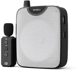 SHIDU M500 Spraakversterker Draadloos - Stemversterker - Geluidversterker - Draagbare Bluetooth Luidspreker en Draadloze Headset - Oplaadbare Stemversterker voor Leraren - Reizigers - Vergaderingen - Muzikanten — thumbnail 1