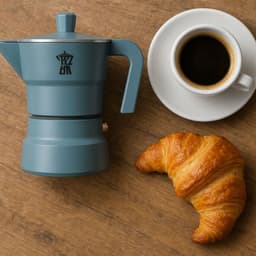 Italiaans koffiezetapparaat - PEZZETTI - SOLIDEXPRESS - Aluminium - 3 kopjes - Groen — thumbnail 2