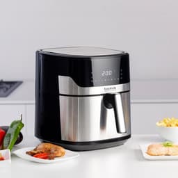Grote Luchtfriteuse 6.5L met RVS behuizing - 1500W - Gezond Frituren — thumbnail 3