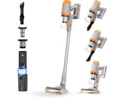 TurboTronic C27 Steelstofzuiger - Zilver/oranje