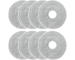 (8-pack)Dweilpads reserveonderdelen voor Dreame L10 Ultra/ L10S Pro / L10S Ultra Heat/ L10 Prime/ L20 L30 L40 L50 Ultra/ X30 X40 X50 Ultra/Mova E30 V50 Ultra P10 P50 Pro Ultra Robot dweildoeken