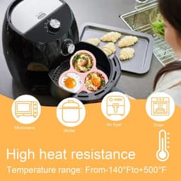 Siliconen airfryervorm, airfryervormen, herbruikbare airfryeraccessoire, opvouwbare siliconen bakplaat van voedingskwaliteit — thumbnail 2
