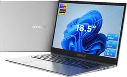 Acemagic-18,5 inch IPS Full HD Laptop-lntel N150 -tot 3,6 GHz-16GB DDR4 RAM 512 GB SSD -Windows 11 Pro-WiFi 5- BT5.0-Zilver — thumbnail 2