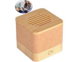 Bluetooth Speaker - Draagbare Bluetooth Mini Speaker - Draadloze Speaker - Draadloze Muziek Box - 3 uur lang muziek luisteren - Draadloze verbinding tot 10 m - Houtkleur