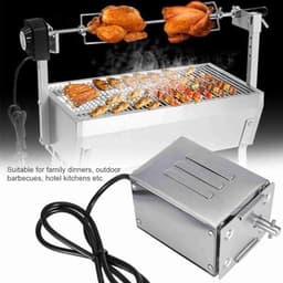 Elektrische barbecue op standaard met windscherm en temperatuurregeling — thumbnail 5