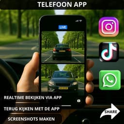 Lefairy dashcam voor auto en achteruitrijcamera- WiFi app - 3 inch scherm - Full HD - G sensor - 24 uur bewaking — thumbnail 4
