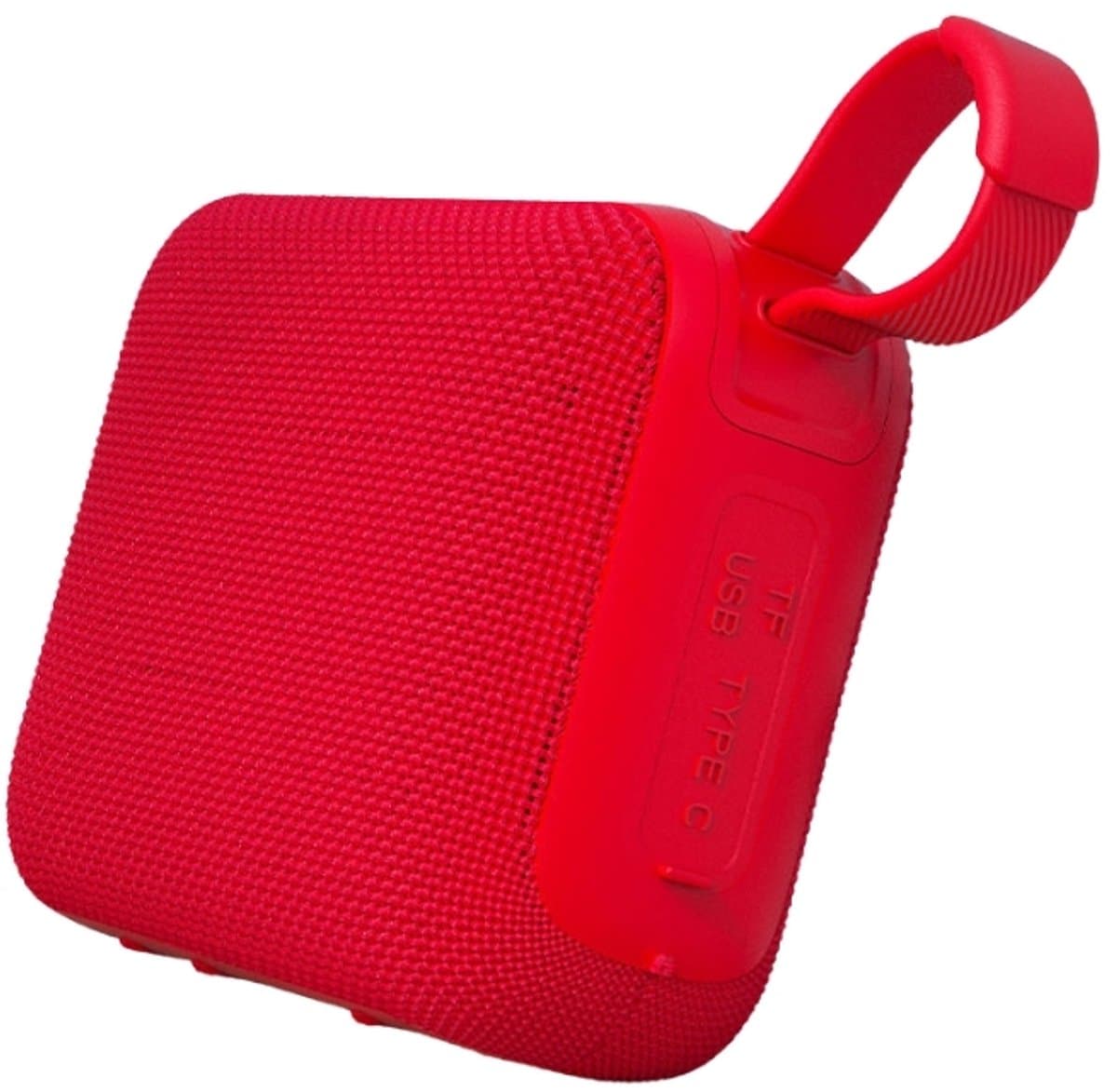 Fivesquare MiniSub Bass Speaker – Portable Bluetooth 5.3 Mini Speaker met 5W Bass Output & IPX6 Waterbestendig Rood — afbeelding 1