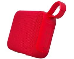 Fivesquare MiniSub Bass Speaker – Portable Bluetooth 5.3 Mini Speaker met 5W Bass Output & IPX6 Waterbestendig Rood