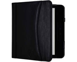 Hoesje Geschikt voor Kobo Libra H2O Sleepcover Luxe Hoes Zwart - ereader hoesje - cover