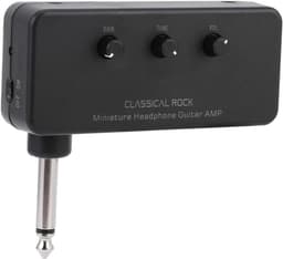 Draagbare Mini Hoofdtelefoonversterker voor Elektrische Gitaar en Basgitaar - Inclusief MP3/Telefoon Input — thumbnail 5