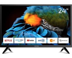 Smart LED TV 24 inch HD met Netflix, Prime Video en Triple Tuner