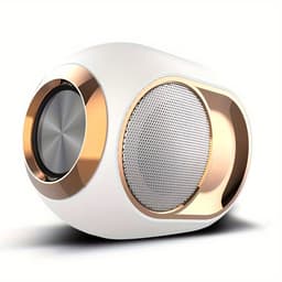 Bluetooth-luidspreker TWS draadloze subwoofer met kaartsleuf (wit) — thumbnail 2