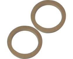 Allecta - Universele luidsprekeradapters - Set van 2 - Ø130mm - Auto/Geluidssysteem - MDF afstandshouder