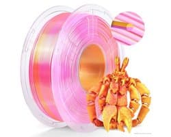 Silk PLA 3D-printerfilament 1,75 mm - Dual Color - 1 kg - Kleurverandering - Hoogwaardige Zijdetexturen