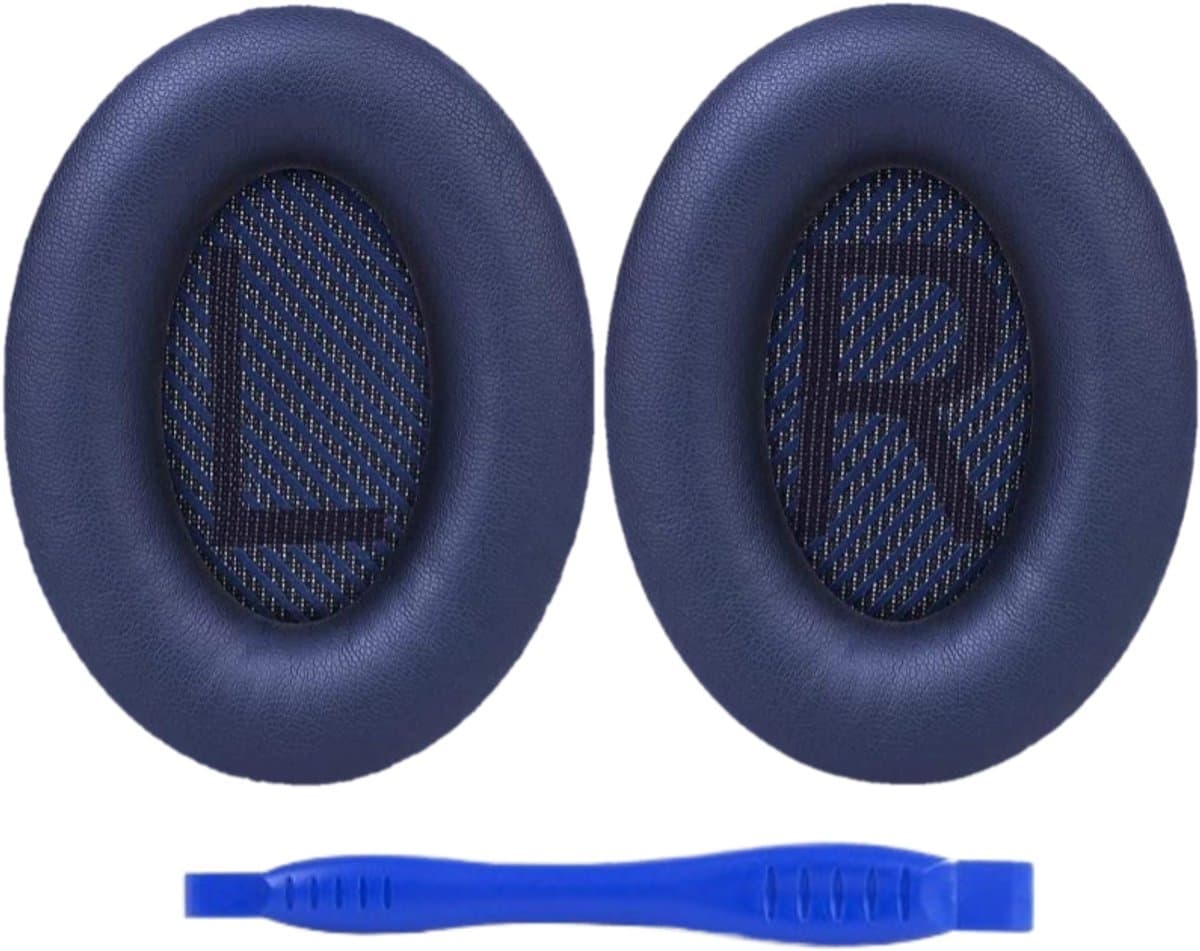 Set Oorkussens geschikt voor Bose Koptelefoon – Bose Quietcomfort 35 ii Oorkussen – QC2/QC15/QC25/QC35/Soundtrue/Soundlink Around-Ear ii – AE2Blauw — afbeelding 1