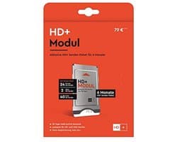 CI+ module voor satellietontvangst - 6 maanden HD+ zenderpakket