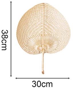 Natuurlijke Handwaaier van Bamboe - Elegante Ventilator voor Zomer en Feestjes — thumbnail 5
