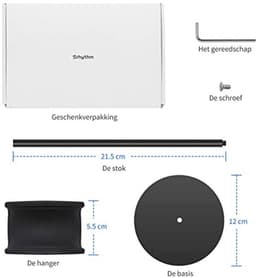 Metalen Hoofdtelefoonstandaard - Ruimtebesparende en Elegante Hoofdtelefoonhouder — thumbnail 3