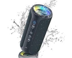Krachtige Draagbare Bluetooth-luidspreker met RGB LED en IPX7 Waterdicht, 40W, 30 Uur Speeltijd