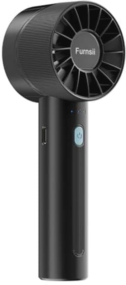 Klein Draagbaar Ventilator - Super Krachtige Turbo Handventilator met Oplaadbare USB Batterij voor 16 Uur Gebruik - Persoonlijke Handventilator voor Kantoor en Reizen — thumbnail 5