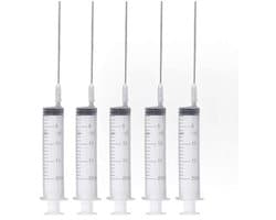 Inktcartridge Navulkits voor Printers - 5Pcs 20ml Spuit en Naald Set