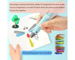 3D Pen Filament PLA 1.75mm - 20 Kleuren - 100 Meter Vullingen voor 3D Pennen