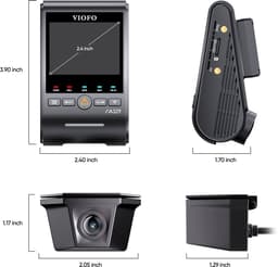 VIOFO A329SW 2CH - 4K 60FPS Dashcam - Inclusief CPL filter en waterdichte achtercamera - 2025 — thumbnail 3