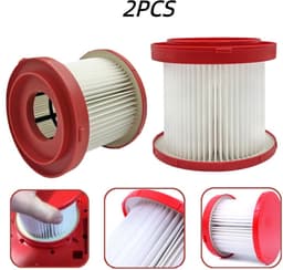 HEPA Filter - 2 Stuks - Geschikt voor Milwaukee M18 Nat/Droog VAC 0780-20/0880-20 - Vervanging 49-90-1900 — thumbnail 1