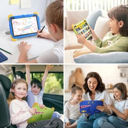 C Idea KinderTablet 10 Inch - KinderTablet - Groen - Android 15.0 - 64GB - 4GB RAM - 10000 mAh Batterij - Quad Core Processor - Met Smart Watch - Met Touchscreen Pen - Met Leuke Accessoires — thumbnail 4
