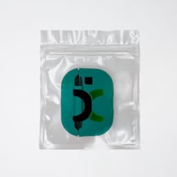Hoesje voor de AirPods Pro 3 in de kleur Donker Groen - TCH - Beschermhoes - Siliconen - Case - Soft case — thumbnail 5