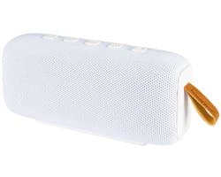 SilverCrest® Bluetooth Speaker SBL 4 A1 - Wit - Draadloze Speaker - Compact Formaat - Krachtig Geluid & Bass - Handsfree Functie - 10 Uur Speeltijd - Bluetooth 5.0