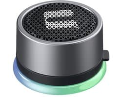Caankei Draadloze Bluetooth Mini Speaker - Speaker met RGB licht - IPX5 Waterdicht - met Magneet - Koppelbaar Voor Stereogeluid TWS