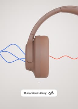 CREATE - Draadloze over-ear koptelefoon met ruisonderdrukking - Mokka - HEADPHONES ANC ST — thumbnail 3