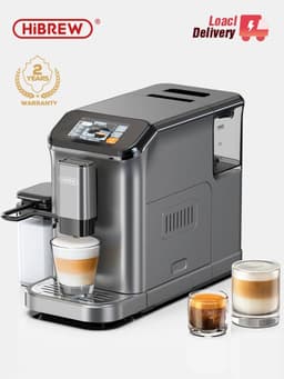 HiBREW H16 Volautomatische espressomachine - Onafhankelijk melkschuimsysteem - Aanpasbaar en slaat favorieten op — thumbnail 3