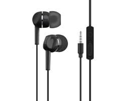 Hoogwaardige Semi-In-Ear Bedrade Koptelefoon met Micro - Ideaal voor Mobiele Telefonie, Computerspellen & Meer!