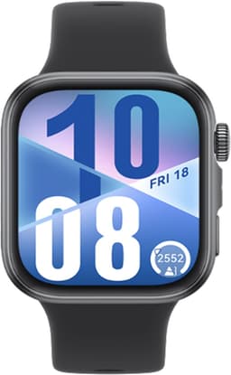 HUAWEI WATCH FIT 4 - Zwart Fluorelastomeer Horlogeband - Ultra slank design | Geavanceerde sportmodi | Tot 10 dagen batterijduur | Compatibel met iOS en Android — thumbnail 1