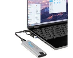 Draagbare externe M.2 SSD met Zorin 18 voorgeïnstalleerd + AnonSurf Module