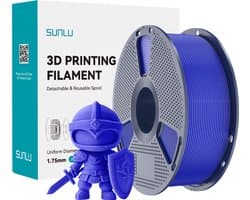 SUNLU 3D-filament PLA+ 1.75mm Klein Blauw 1kg