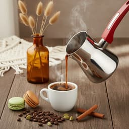 Orion - Stalen Tygielek - Voor Koffie - 330ml - Ergonomisch — thumbnail 5