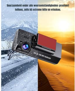 Quvo® Dashcam Voor en Achter - Parkeermonitor - Dashcamera - Nachtzicht - Zwart - 4cm x 11cm x 5cm — thumbnail 3