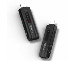 Naova® CHD04 – Draadloze HDMI Zender en Ontvanger – 1080P@60Hz – Dualband 2.4/5 GHz – Plug & Play – Tot 50m Bereik – Voor Laptop naar TV/Projector/Monitor