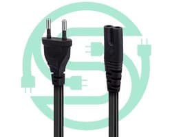 C7 Stroomkabel - Power Kabel - Randaarde AC Stekker | Computer LCD monitor en TV scherm PS1 / PS2 / PS3 / PS4 Slim / PS5 / Saturn / Radio / Speaker / Printer | Voedings kabel | Apparaat snoer