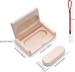 Externe USB schijf met houten behuizing en opslagcapaciteit tot 64 GB — thumbnail 4