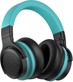 Draadloze Over-Ear Koptelefoon – Actieve Ruisonderdrukking – Diepe Bas – 30 Uur Speeltijd – Blauw/Zwart — thumbnail 1