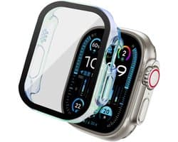 Screen protector - Geschikt voor Apple Watch Ultra / Ultra 2 / Ultra 3 - 49 mm - Full Cover Hard Case / Beschermend Hoesje - Transparant