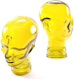 Hoofdtelefoonstandaard van gerecycled glas - Decoratieve en kleurrijke houder, 29 cm — thumbnail 2